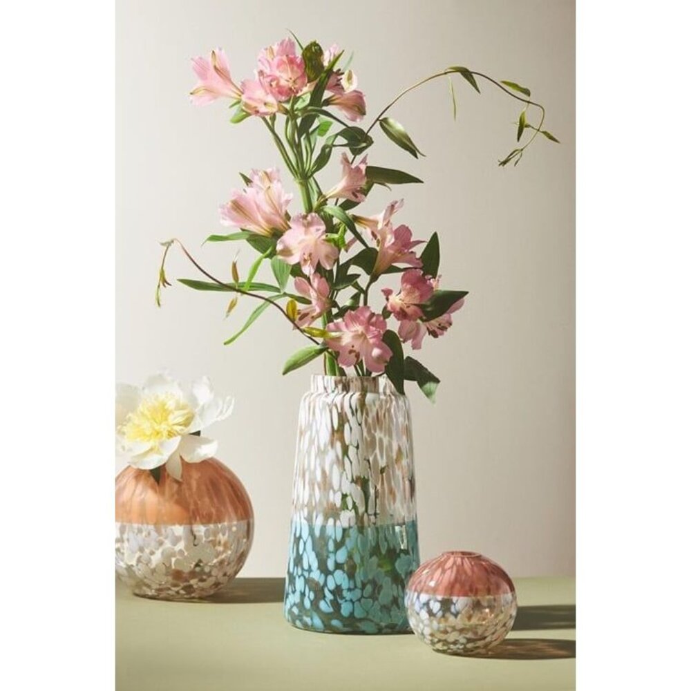 Anthropologie Bela Blue Art Vase - Picture 2 of 4